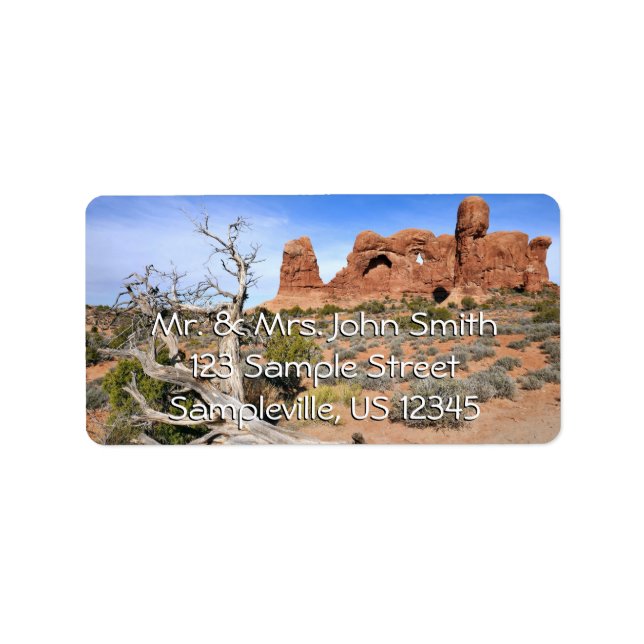 Parade of Elephants at Arches National Park Label (Front)