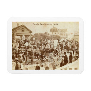 Parade, Provincetown, 1885 Vintage Magnet