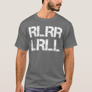 Paradiddle RLRR LRLL Drummer Percussionist Drummin T-Shirt