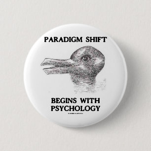 Paradigm Shift Begins With Psychology 6 Cm Round Badge