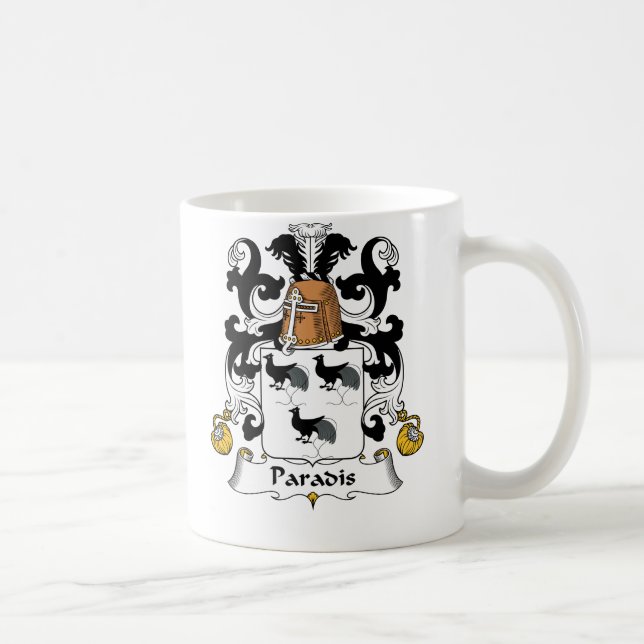 Paradis Family Crest Coffee Mug (Right)