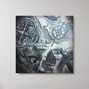 Paradise awaits canvas