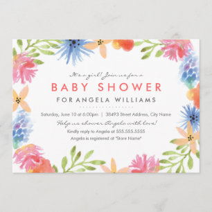 Paradise Baby Shower Invite