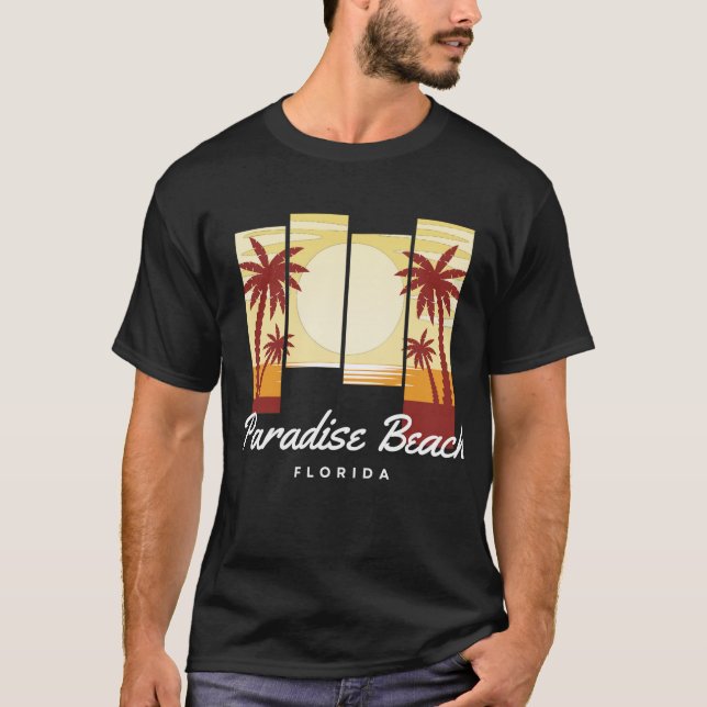 Paradise Beach Florida T-Shirt (Front)