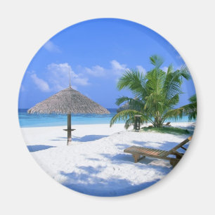 Paradise beach magnet