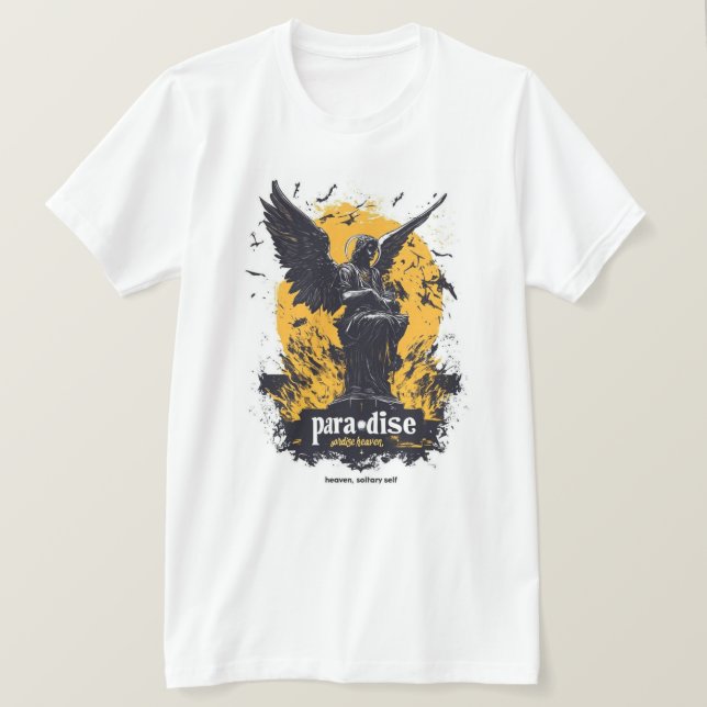 Paradise Beach T-shirt – Tropical Summer Vibes (Design Front)