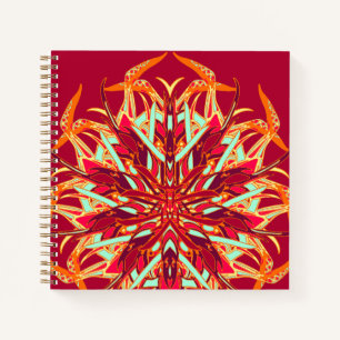 Paradise Bird Orchid Notebook