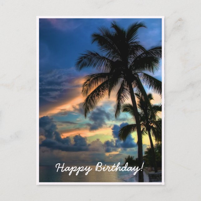 Paradise... Birthday Card (Front)