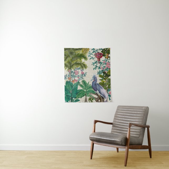 Paradise Chinoiserie Tapestry (In Situ)