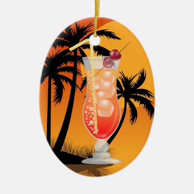 Paradise Cocktail Decor / Favour / Ornament (Front)