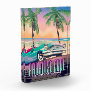 Paradise Cove,Malibu,California travel poster Photo Block
