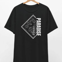 Paradise Diamond Palm Trees T-Shirt