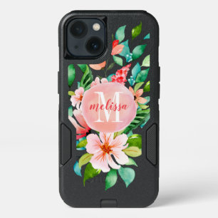 Paradise Floral Watercolor Monogram