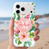 Paradise Floral Watercolor Monogram