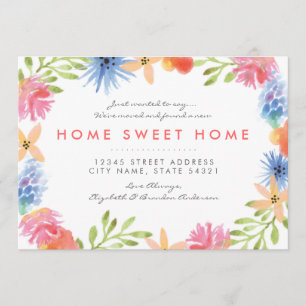 Paradise Flowers New Home Annoucement Announcement