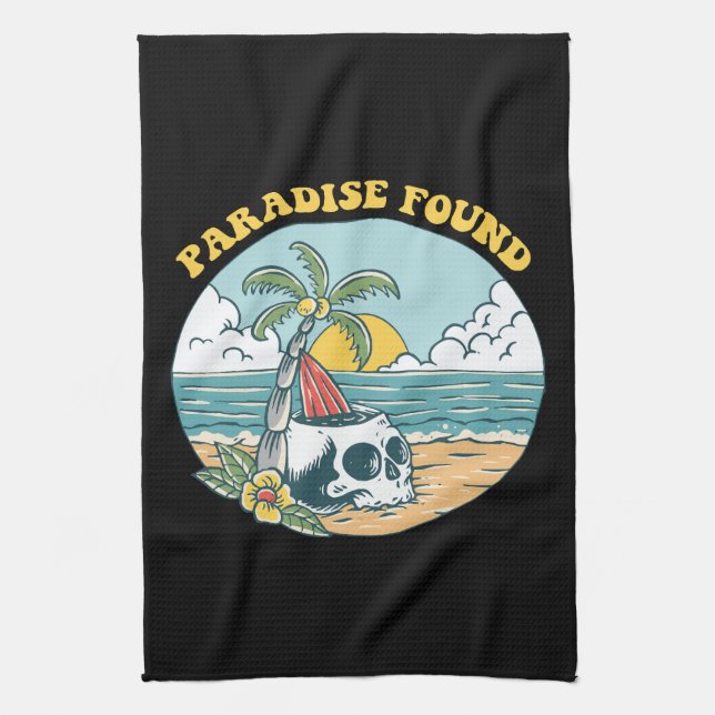 PARADISE FOUND TEA TOWEL (Vertical)