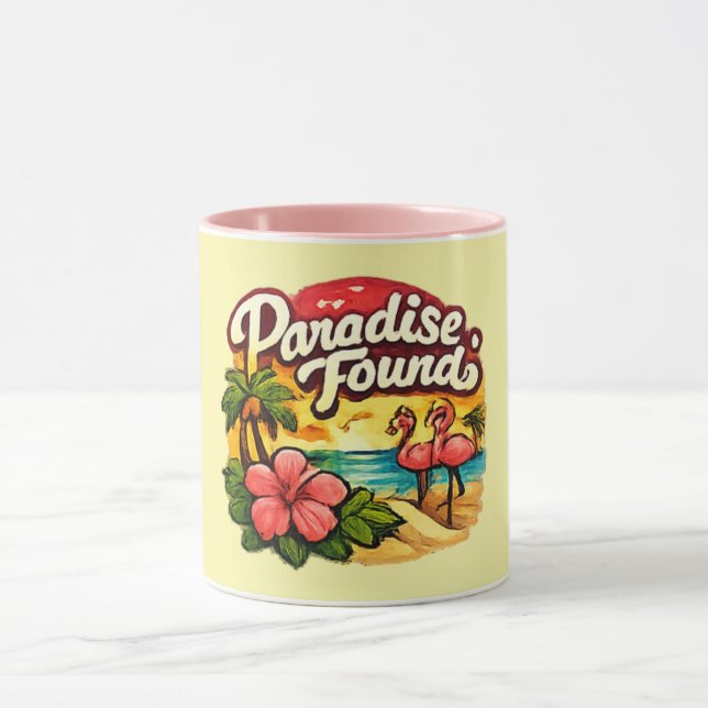 Paradise Found | Tropical Summer Style Mug (Center)