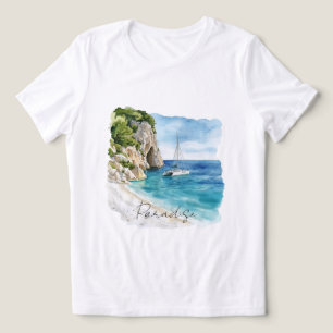 Paradise French Riviera Ocean Tri-Blend Shirt