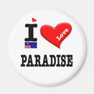 PARADISE - I Love Magnet