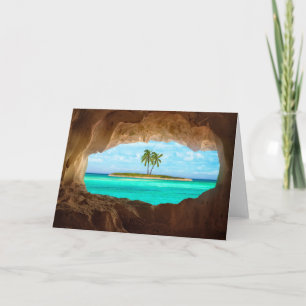 Paradise in the Caribbean Card