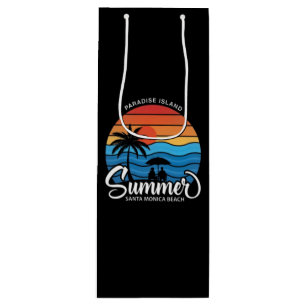 Paradise Island Santa Monica Beach-35307 Wine Gift Bag