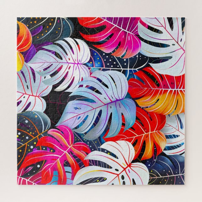 Paradise Jungle Tropical Foliage Jigsaw Puzzle (Horizontal)