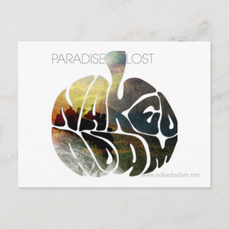 Paradise Lost Postcard (Naked Adam)
