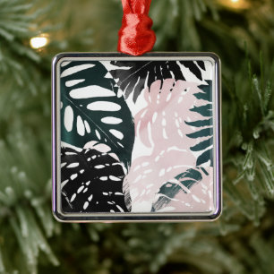 Paradise Palm Fronds Metal Tree Decoration