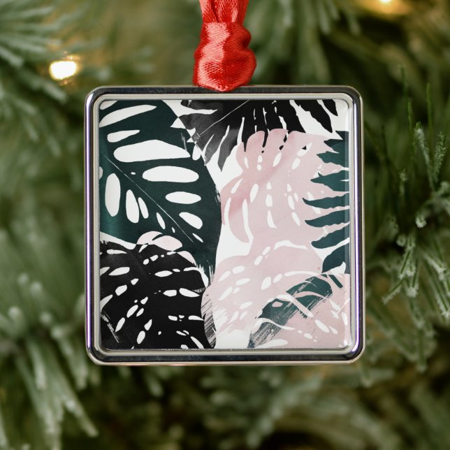 Paradise Palm Fronds Metal Tree Decoration (Tree)