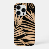 Paradise Palm Hawaiian Tropical- Gold and Black