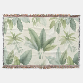 Paradise Palms Throw Blanket