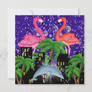 Paradise Party in Style Bright Lights - SRF Invitation