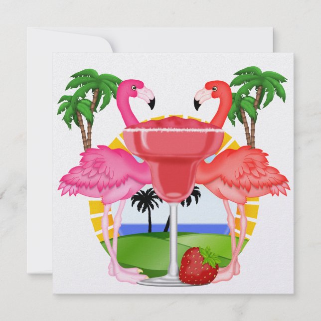 Paradise Party - SRF Invitation (Front)