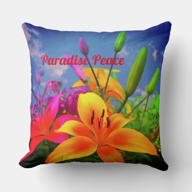 Paradise Peace  Cushion (Front)