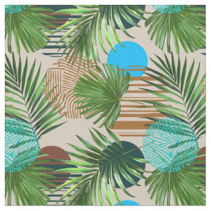 Paradise plants Hawaiian pattern Fabric