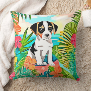 Paradise Puppy Design Cushion