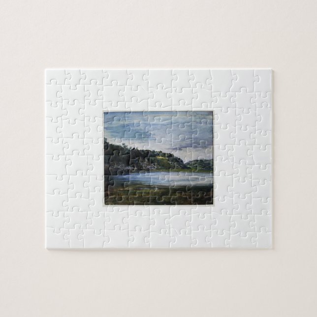 Paradise Rocks—Rhode Island - John La Farge Jigsaw Puzzle (Horizontal)