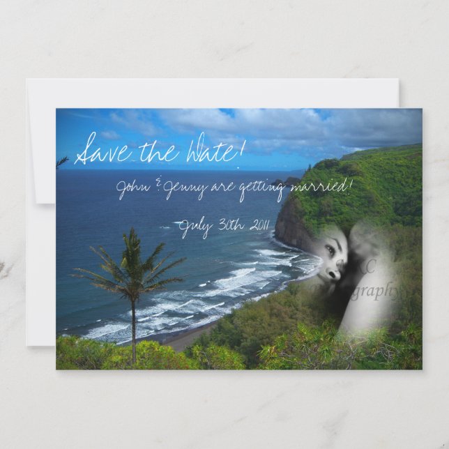 Paradise Theme Invitation (Front)