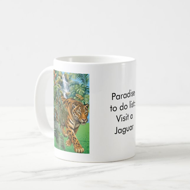 Paradise to do list: Jaguar Coffee Mug (Front Left)