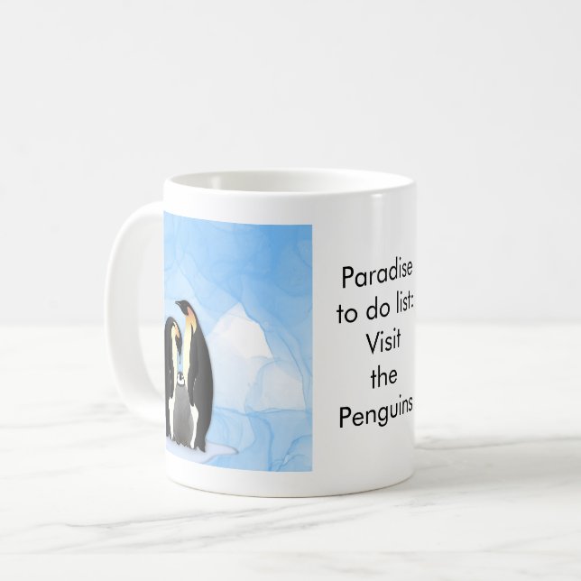 Paradise to do list: Penguins Coffee Mug (Front Left)