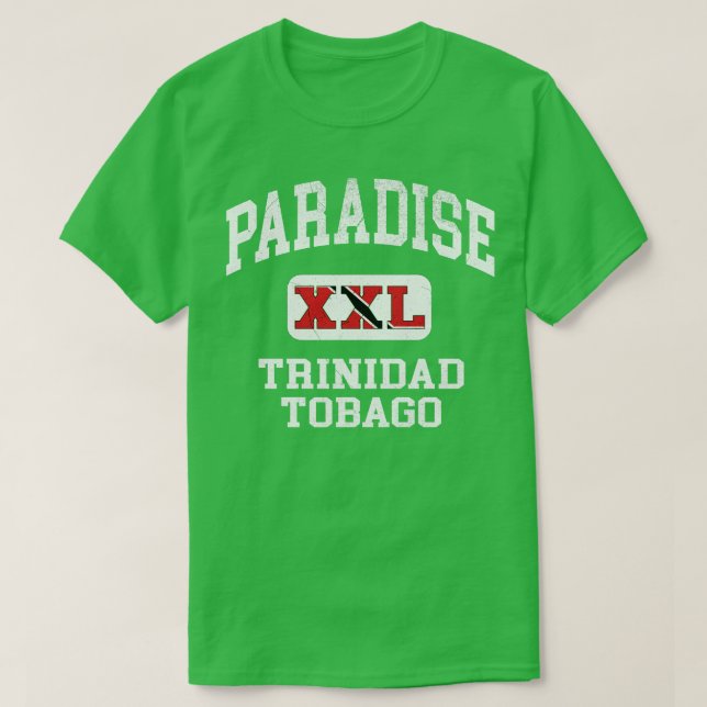 Paradise Trinidad and Tobago XXL Athletic design 1 T-Shirt (Design Front)