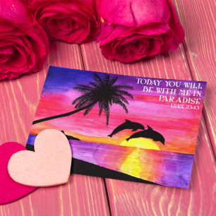 Paradise Valentine's Day Card