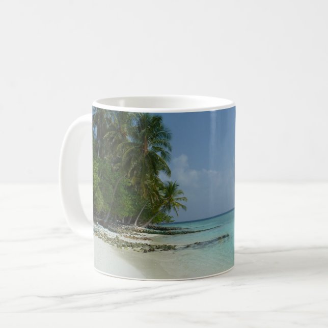 Paradise White Coffee Mug (Front Left)