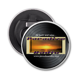 (Paradize Vinyl/Record) Magnet with bottle opener
