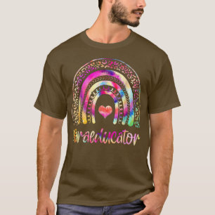 Paraeducator Crew Para Squad Rainbow Back To Schoo T-Shirt