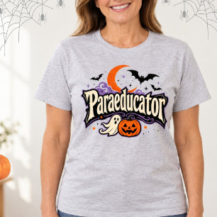 Paraeducator Halloween Shirt, Spooky Para Tee