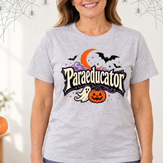 Paraeducator Halloween Shirt, Spooky Para Tee