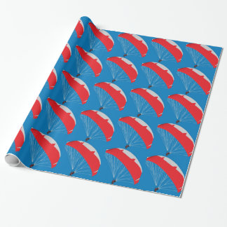 Paraglider design wrapping paper