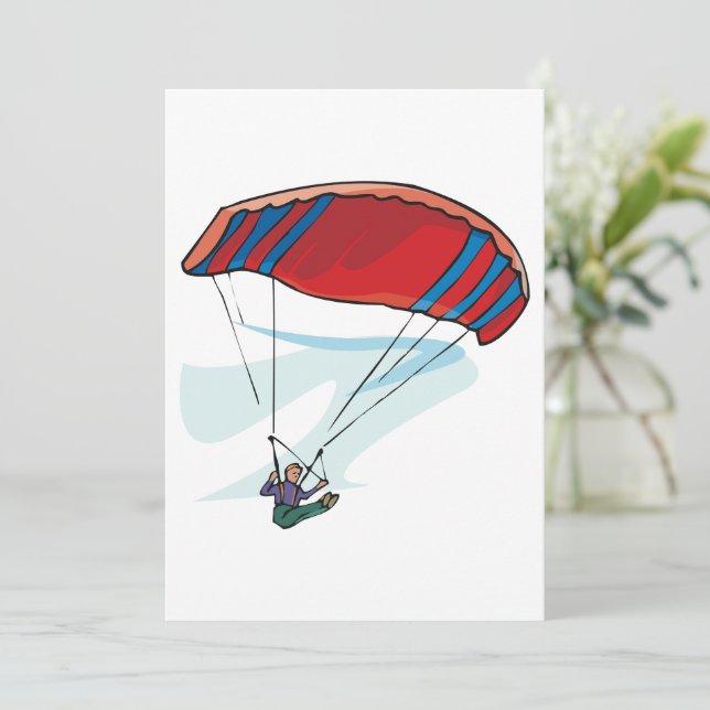 Paraglider Invitation (Standing Front)
