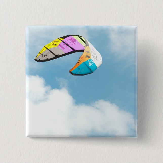 PARAGLIDING 15 CM SQUARE BADGE (Front)